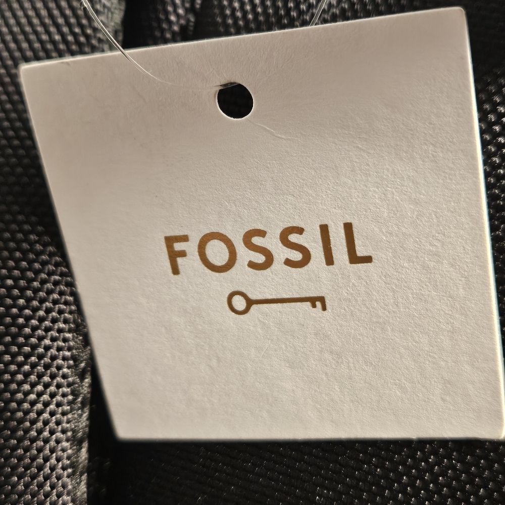 Fossil Sawyer Black Leather Dome Backpack, NWT – - Picture 8 of 10